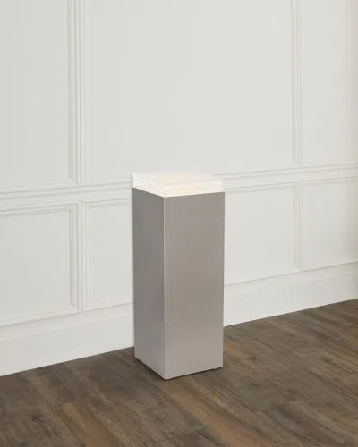 John-richard Collection Edda Pedestal Iv In Metallic