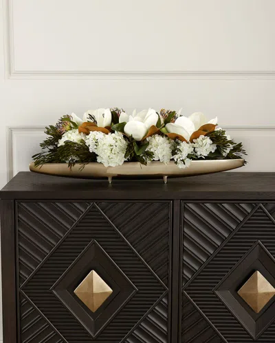 John-richard Collection Enchanted Evening Floral Arrangement In White