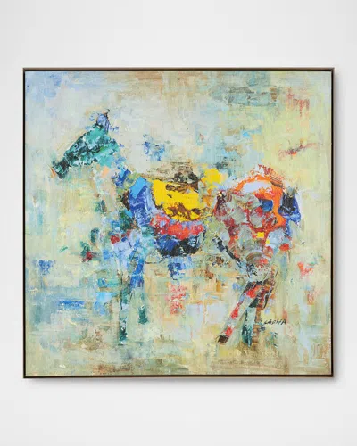 John-richard Collection Equestrian Confetti Framed Giclee