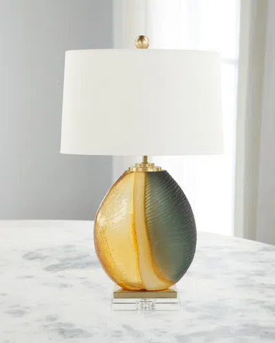 John-richard Collection Equinox Table Lamp In Brown