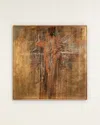 John-richard Collection Everlasting Elegy Original Painting By Teng Fei In Gold
