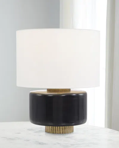 John-richard Collection Expanse 22" Table Lamp In Black