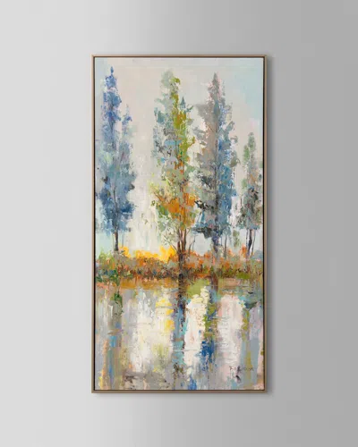 John-richard Collection Fachuans Vibrant Timber Oil Painting On Canvas Art In Multi