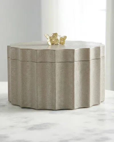 John-richard Collection Farfalla Box In Gold