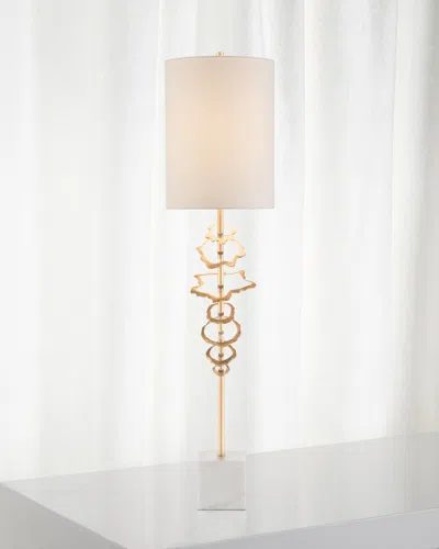 John-richard Collection Floating Disc Buffet Lamp In Gold