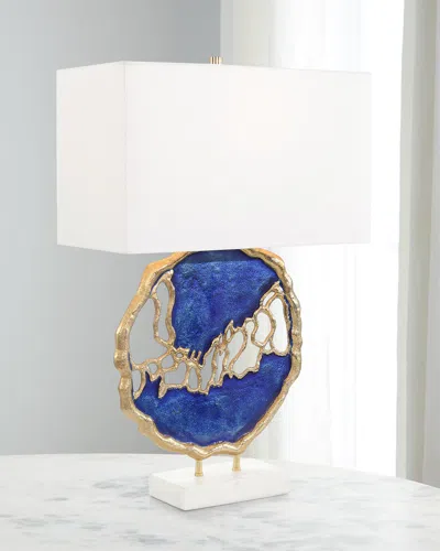 John-richard Collection Fondere 31" Table Lamp In Blue