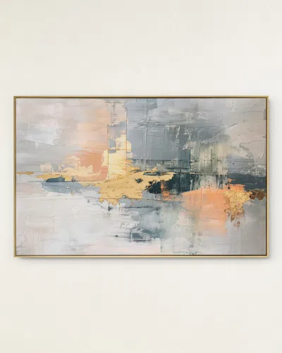John-richard Collection Form Framed Giclee By Philippe Hugonnard In Blue/grey/pink