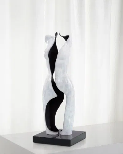 John-richard Collection Fractured Abstract Female Sculpture In Multi