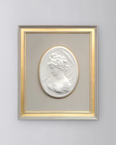 John-richard Collection French Nouveau Ii Framed Cameo Wall Art In Gold
