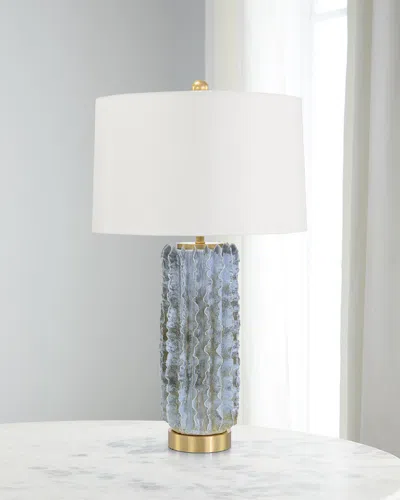John-richard Collection Froufrou 31" Table Lamp In Blue