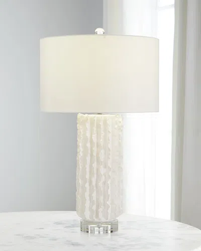 John-richard Collection Froufrou Table Lamp In White