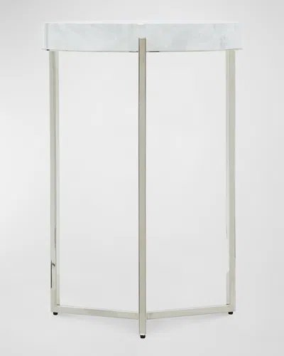 John-richard Collection Fumosi Side Table In Stainless Steel
