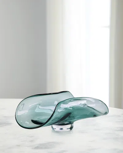 John-richard Collection Furled Bowl In Blue