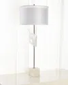 John-richard Collection Furls Of White Lamp In Multi