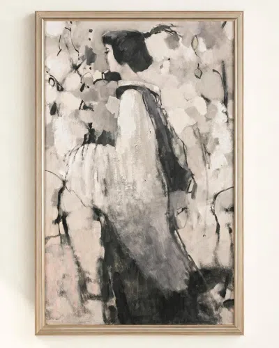 John-richard Collection Geisha In Training, Small Framed Giclee By Mary Pratt In Brown