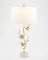 John-richard Collection Gemstone Garden 37" Table Lamp In White