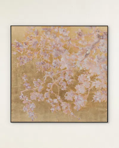 John-richard Collection Gilded Canopy Original Painting By Teng Fei In Nude