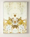 John-richard Collection Gilded Ivory Giclee On Canvas Wall Art In Multi