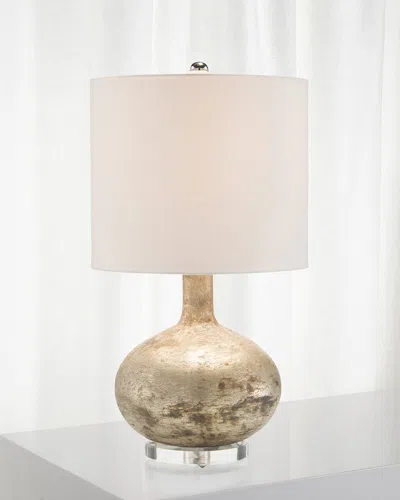 John-richard Collection Glass Textured Table Lamp In Gold