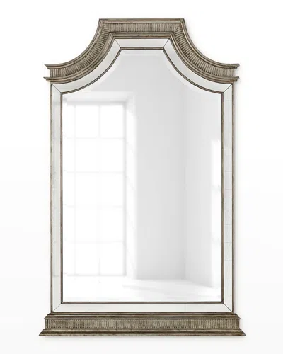John-richard Collection Grace Mirror In Gray