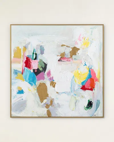 John-richard Collection Happy Hours Original Painting By Ping In White