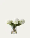 John-richard Collection Heavenly Peonies Faux Floral Arrangement In White