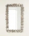 John-richard Collection Herba Mirror In Burgundy