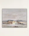 John-richard Collection Hushed Horizon Original Painting By Tony Fey In Blue