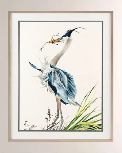 John-richard Collection In The Wind Watercolor Print On Paper By Annie Moran In Multi