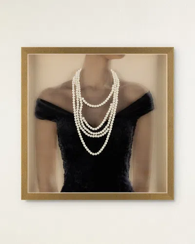 John-richard Collection Indigo Framed Giclee By Tania Bello In Brown