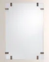 John-richard Collection Isabel Mirror In Gold