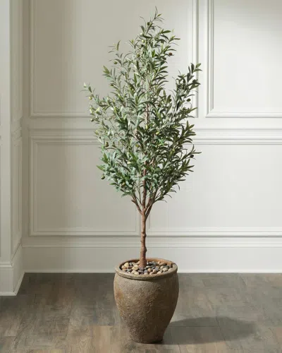 John-richard Collection Italian Olive Faux Tree, 78"