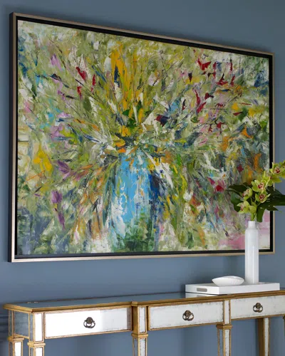 John-richard Collection Jinlu Original Abstract Painting In Multi