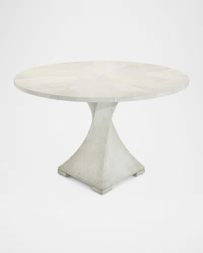 John-richard Collection Lavertezzo Dining Table, 48" In Ivory
