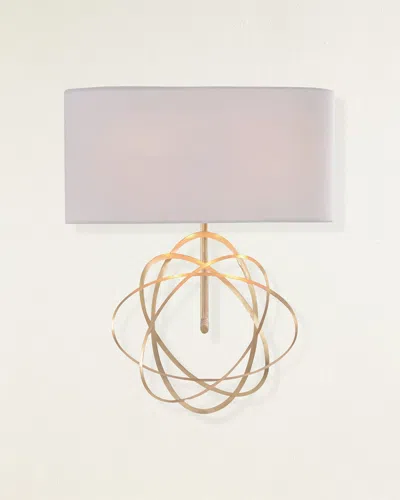 John-richard Collection Layered Acrylic Two-light Wall Sconce In Gold