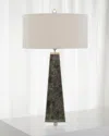 John-richard Collection Light Mica Lamp In Black