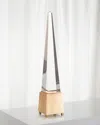 John-richard Collection Lighted Crystal Spire In Gold