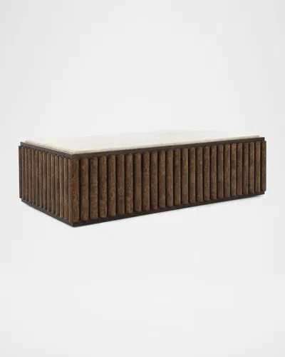 John-richard Collection Lodge Cocktail Table In Walnut Brown