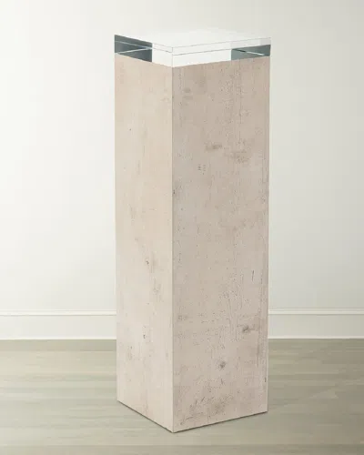 John-richard Collection Loftus Pedestal Alto In Gray