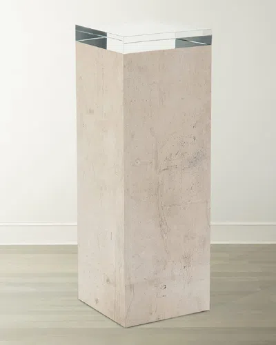 John-richard Collection Loftus Pedestal Corto In Gray