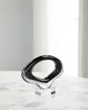 John-richard Collection Loop Sculpture, Small In Black