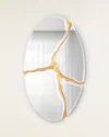 John-richard Collection Lucca Mirror In Gold