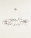 John-richard Collection Luna Crystal Wand Branched 9-light Chandelier In Gold