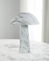 John-richard Collection Marble Canopy Table Lamp In White