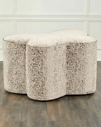 John-richard Collection Mariposa Large Ottoman
