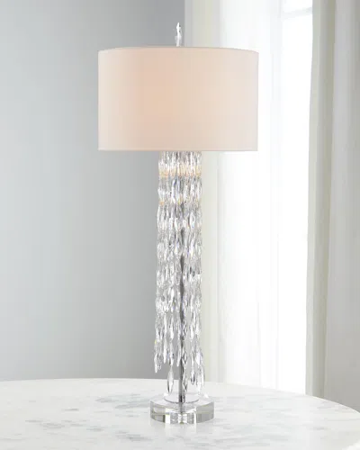 John-richard Collection Marquise Crystal Table Lamp In Clear