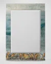 John-richard Collection Mary Hong's Rolling Tide Mirror In Blue