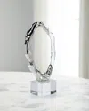 John-richard Collection Metallic Ice Sculpture, Large In Silver