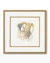 John-richard Collection Metallurgy I Giclee Art On Canvas In Gold