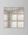 John-richard Collection Migration Mirrors, Set Of 9 In Gold